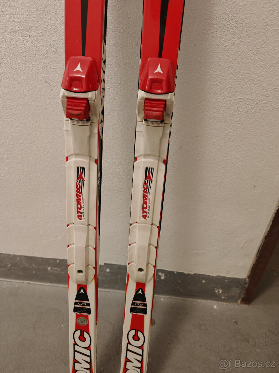 Dětské běžky Atomic vel.120 cm s vázáním SNS - 2