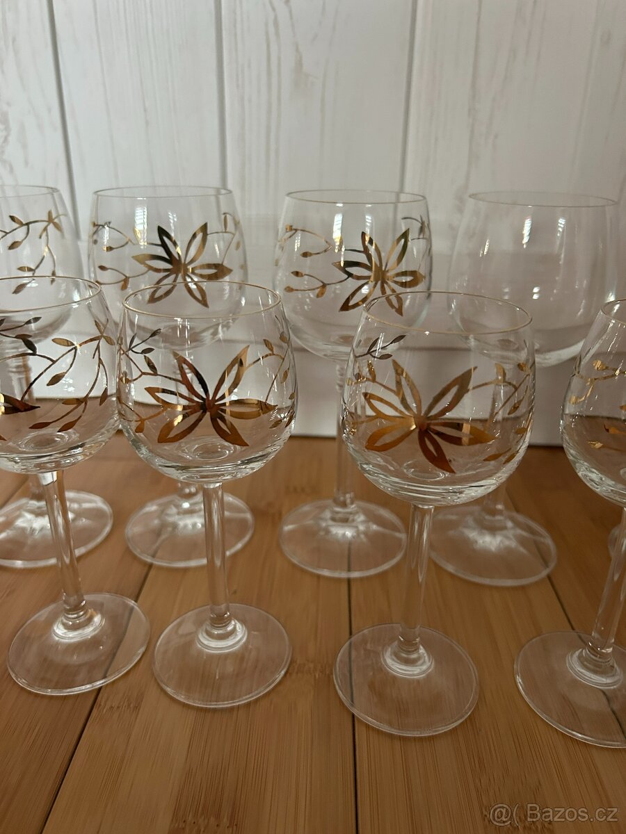 Skleničky na víno - 2 velikosti - 2