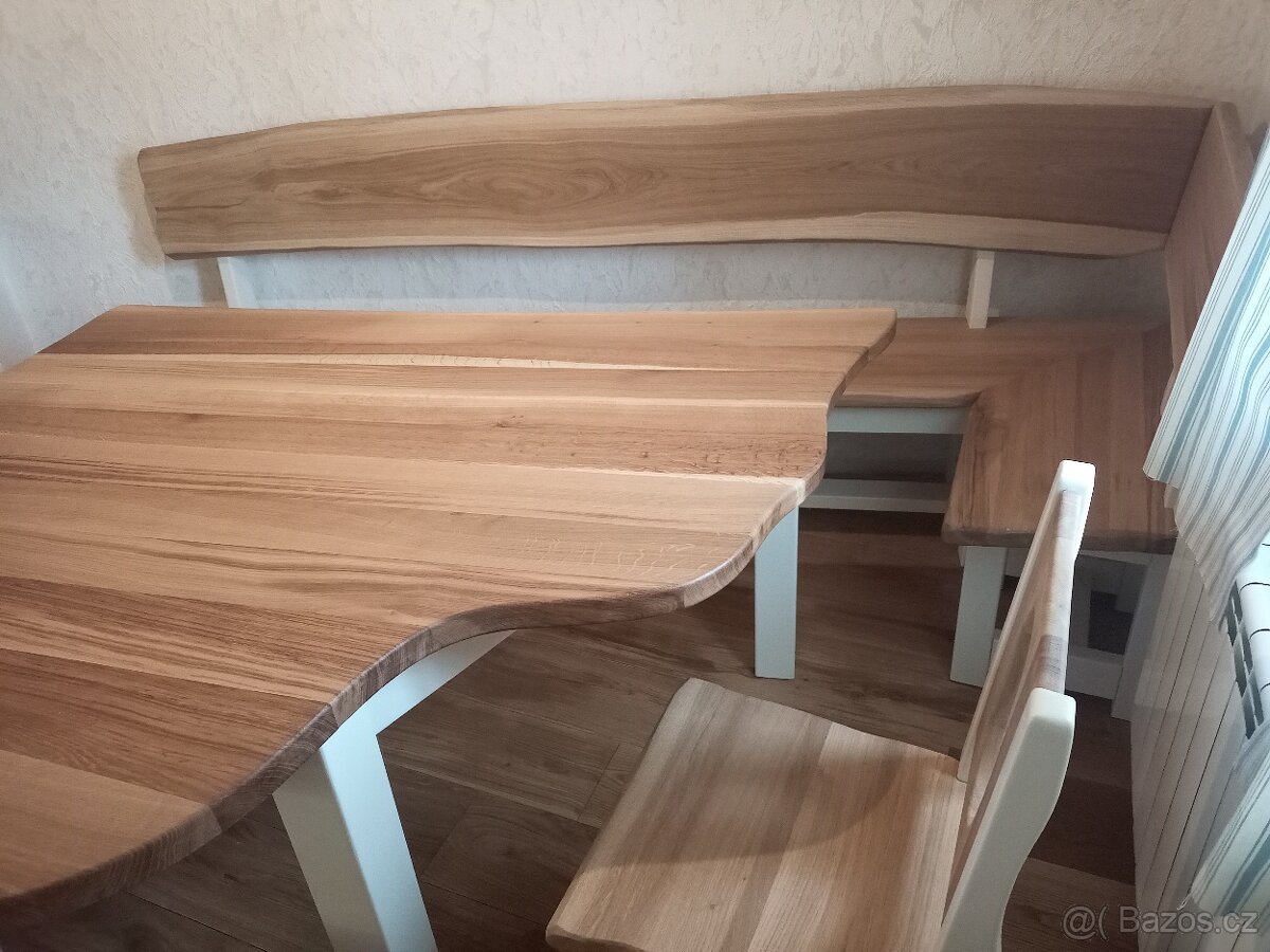 Rohová lavice plus kuchyň židle - 2