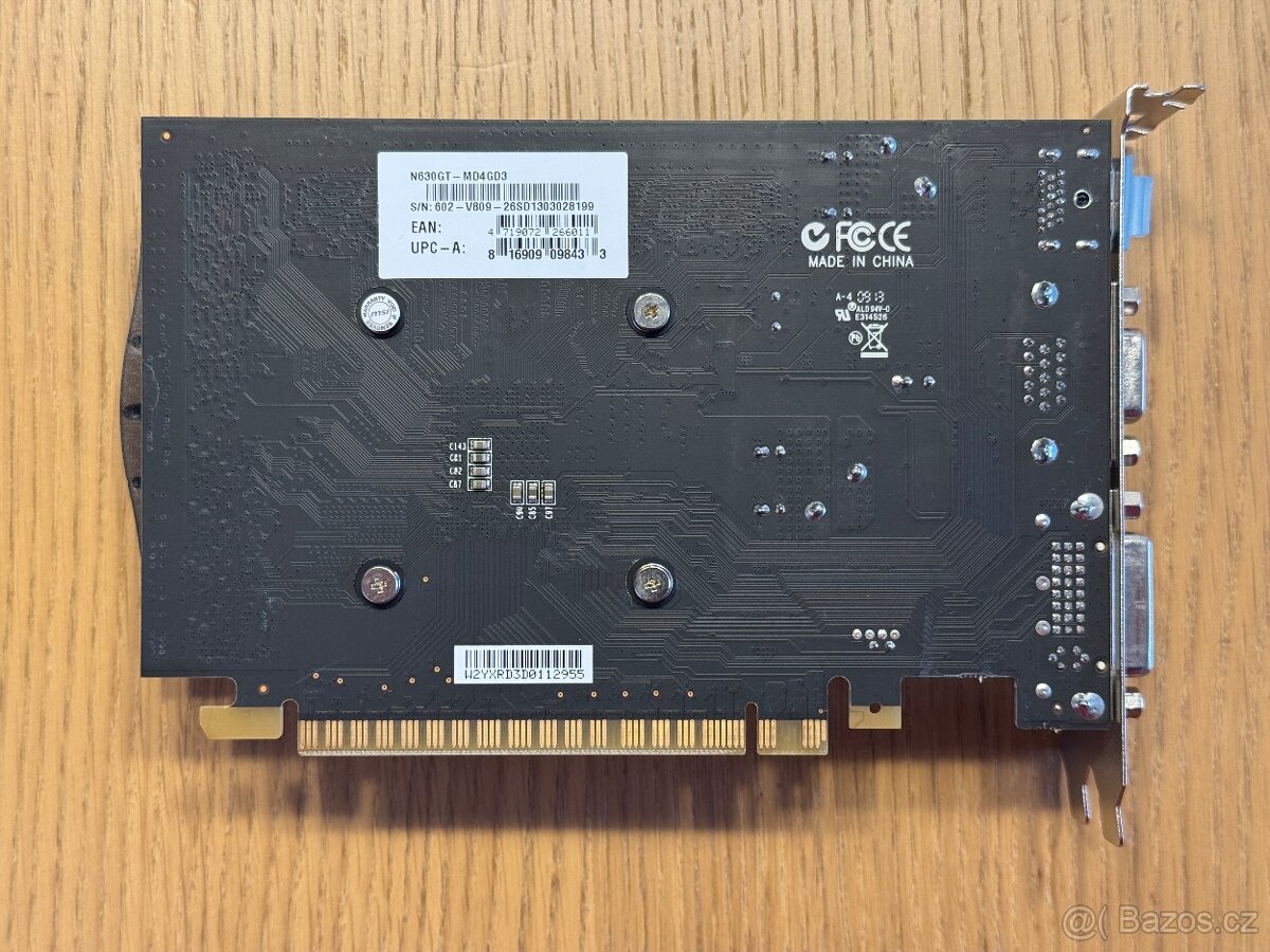 MSI NVIDIA GeForce GT 630 - 4GB DDR3 - 2