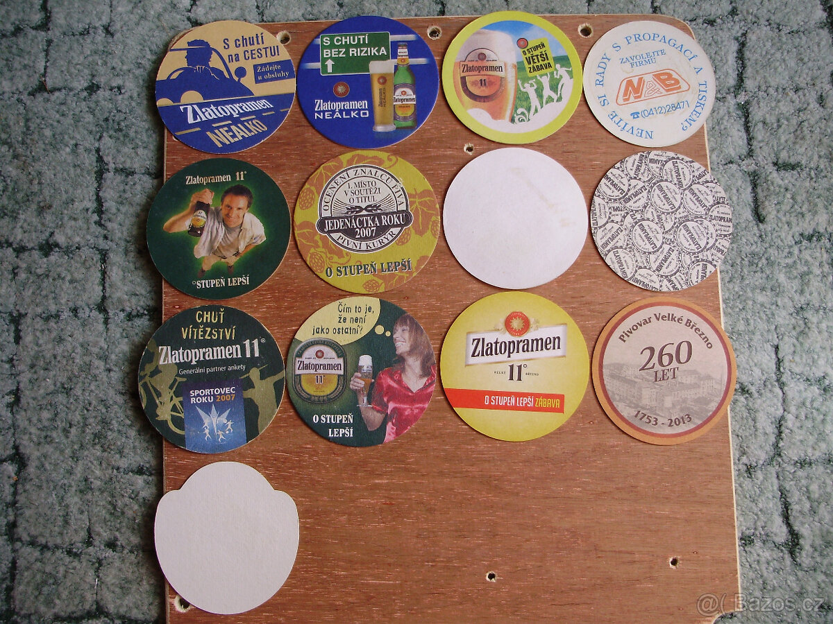 Pivní tácky - Zlatopramen - 2