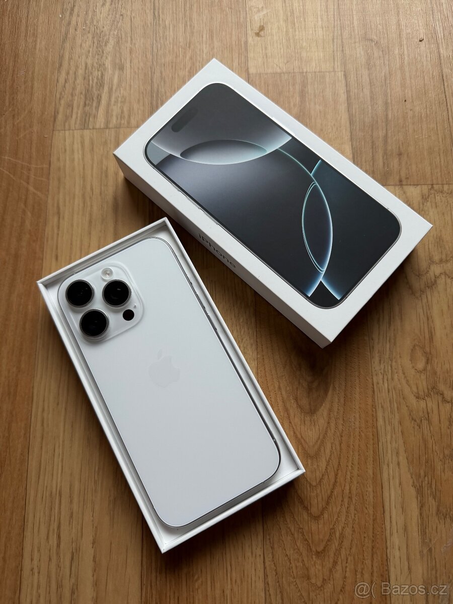 Apple iPhone 16 Pro 128GB bílý titan - 2