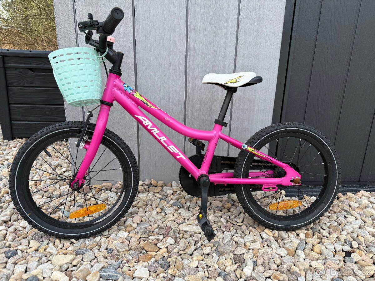 Dětské kolo Amulet MINI 16 lite - růžové - 2