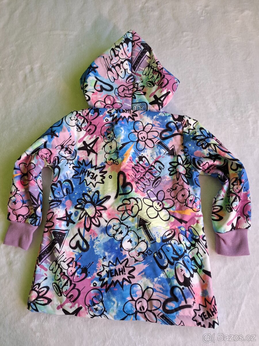 Jarní kytičková bundička v. 110-116 - 2