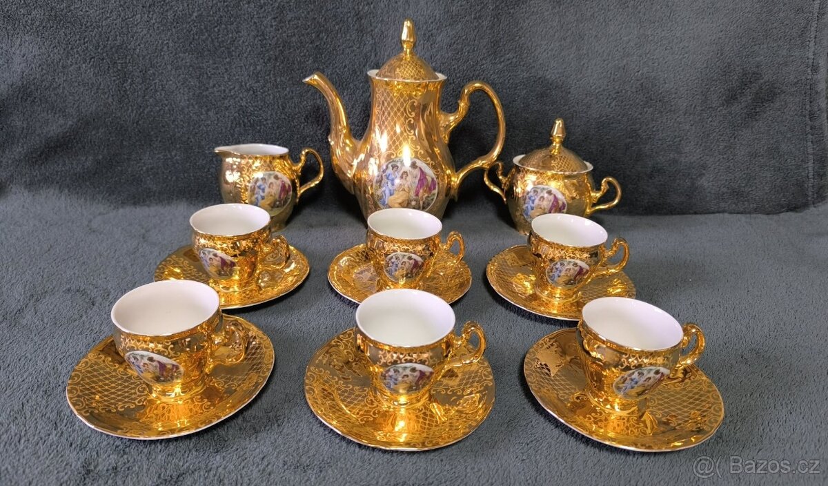 porcelánový kávový servis - 2