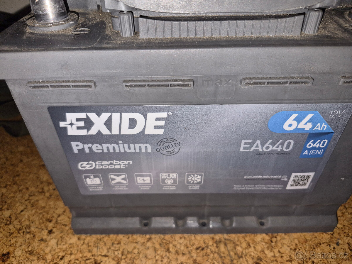 Autobateri Exide 64Ah 640 - 2