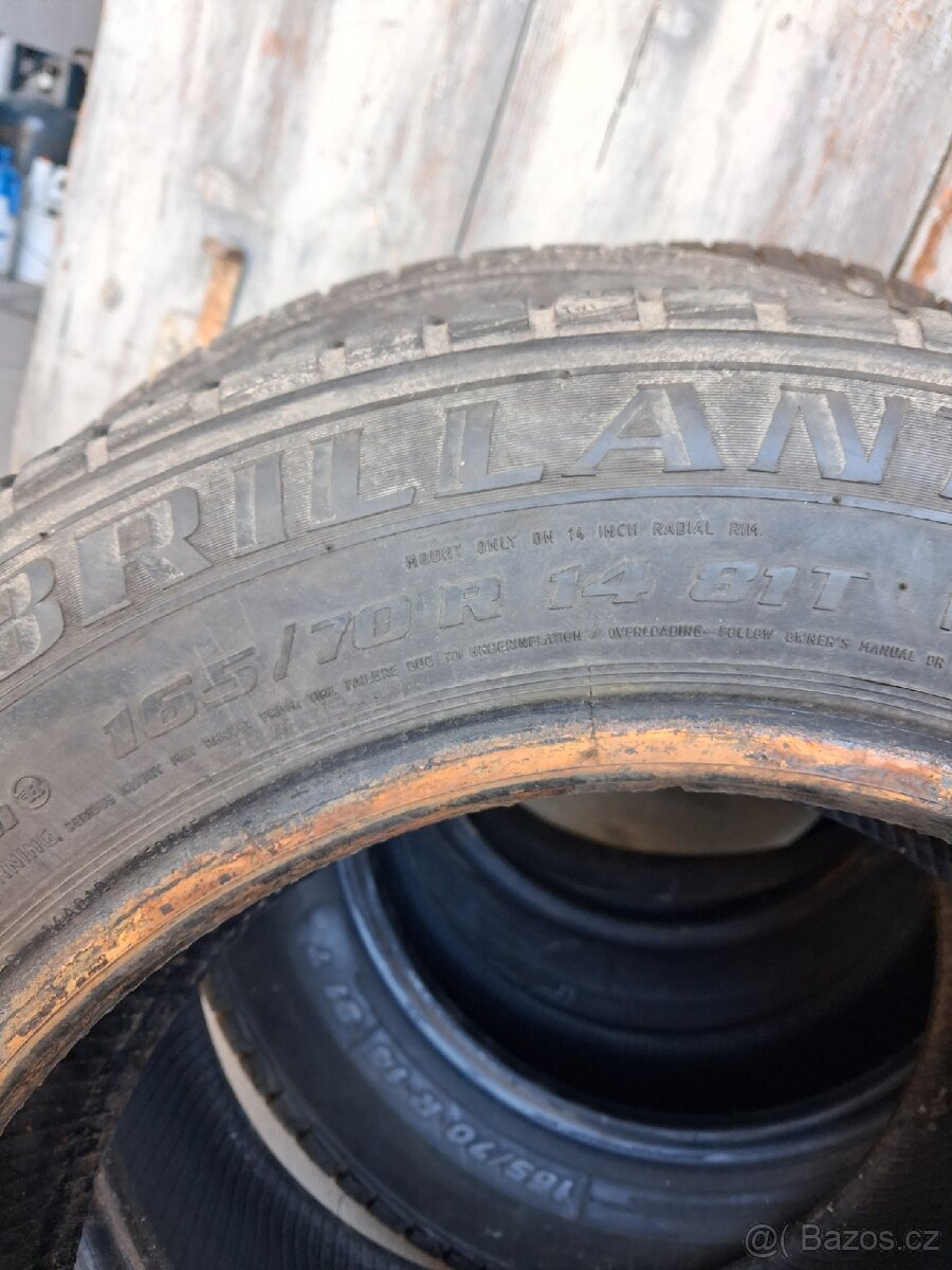 Kusové pneu 165/70 R14 Barum Brillantis - 2