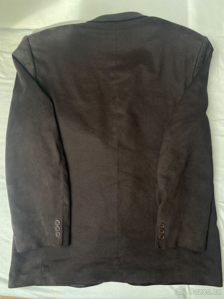 Semišové hnědé sako (Koutný) - 2