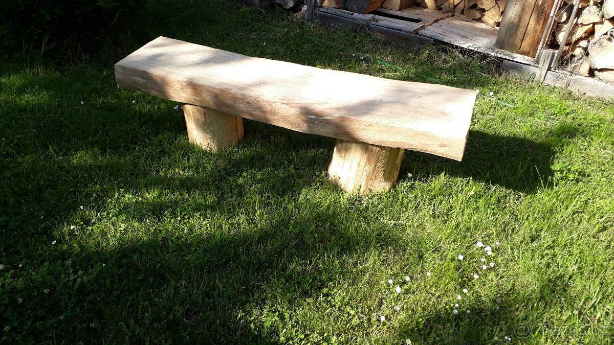 Lavice, lavička, dubový masív, dub, dubuvý stůl - 2