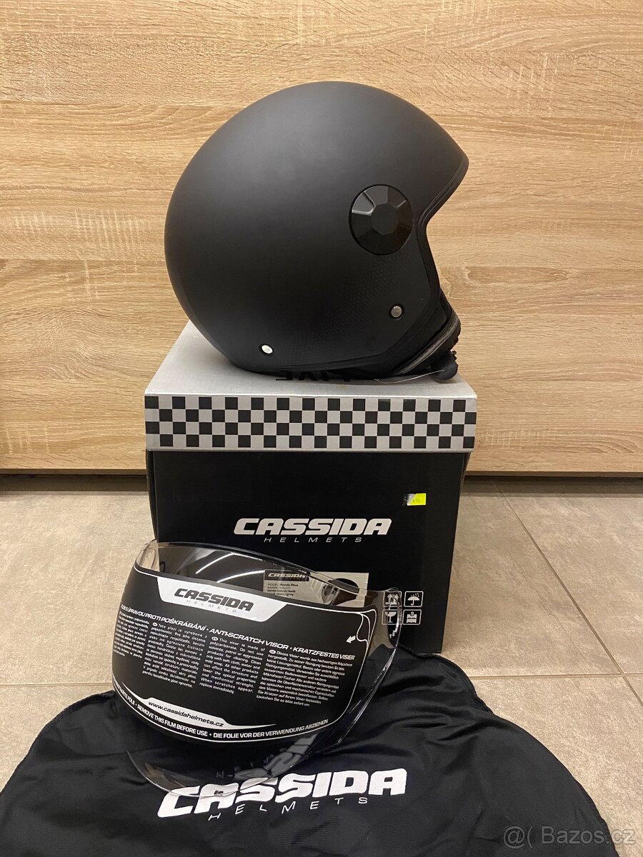 Otevřená helma na motorku Cassida Handy Plus, vel. XXL - 2