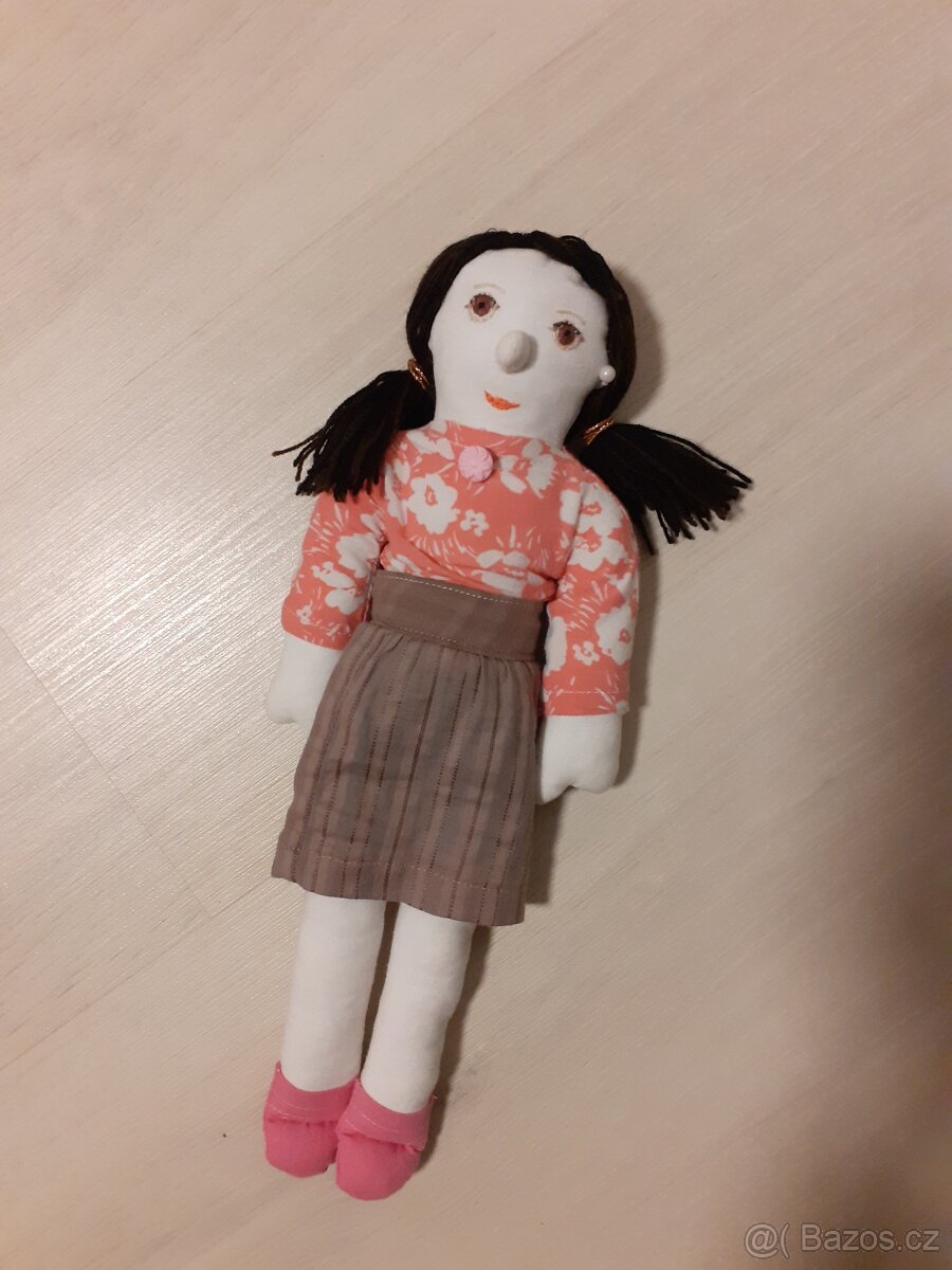 Látková panenka 37 cm HAND MADE - 2