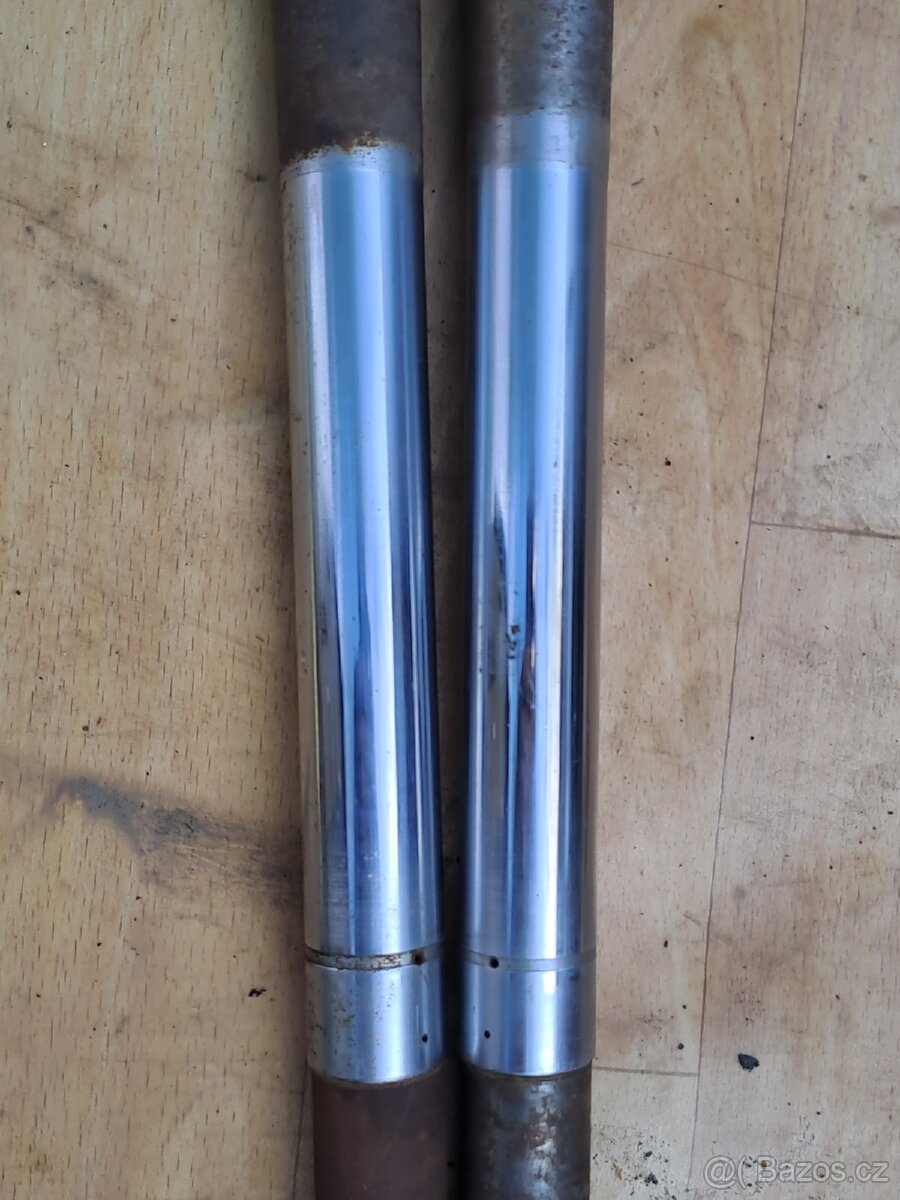 ČZ 175/477 Harlejka trubky vidlice tvrdochrom - 2