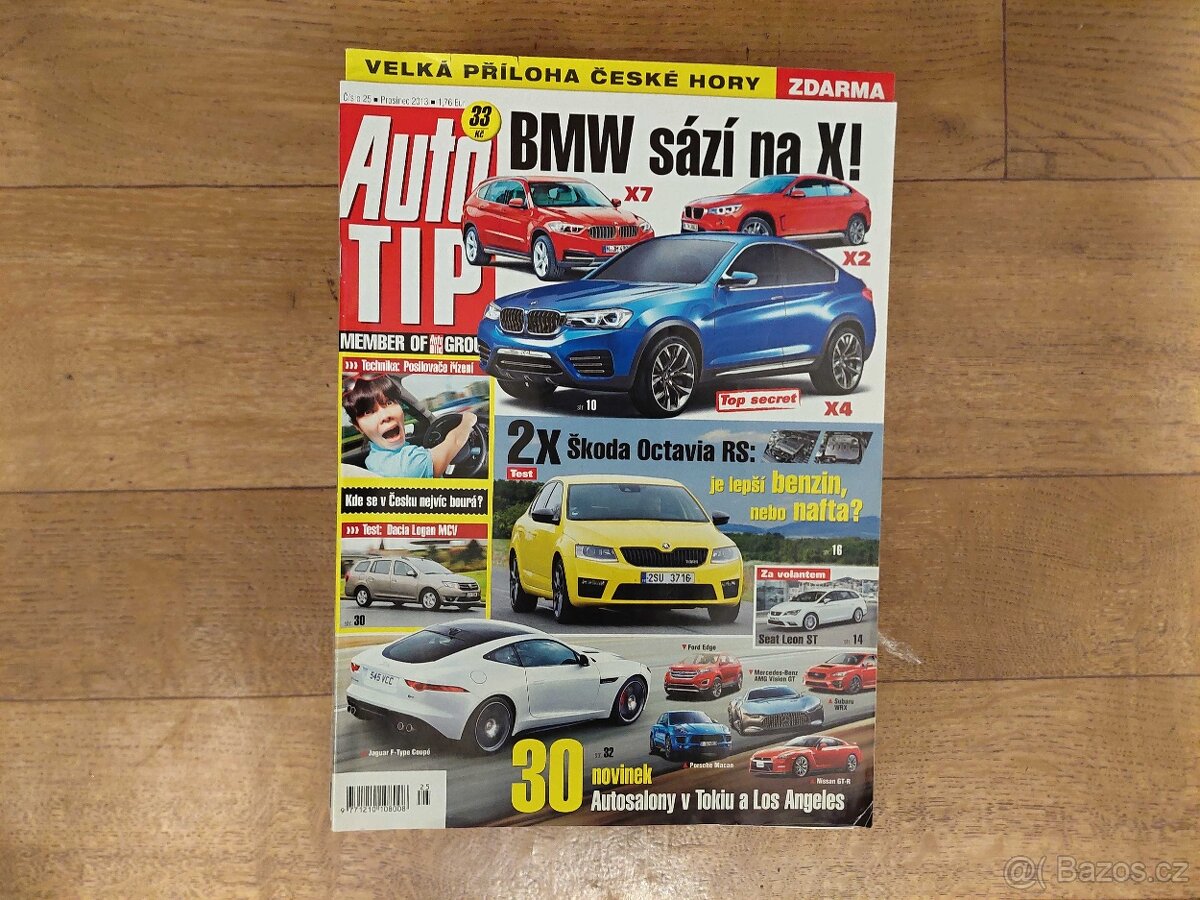 Motoristické časopisy AUTO TIP - přes 400 kusů - 2