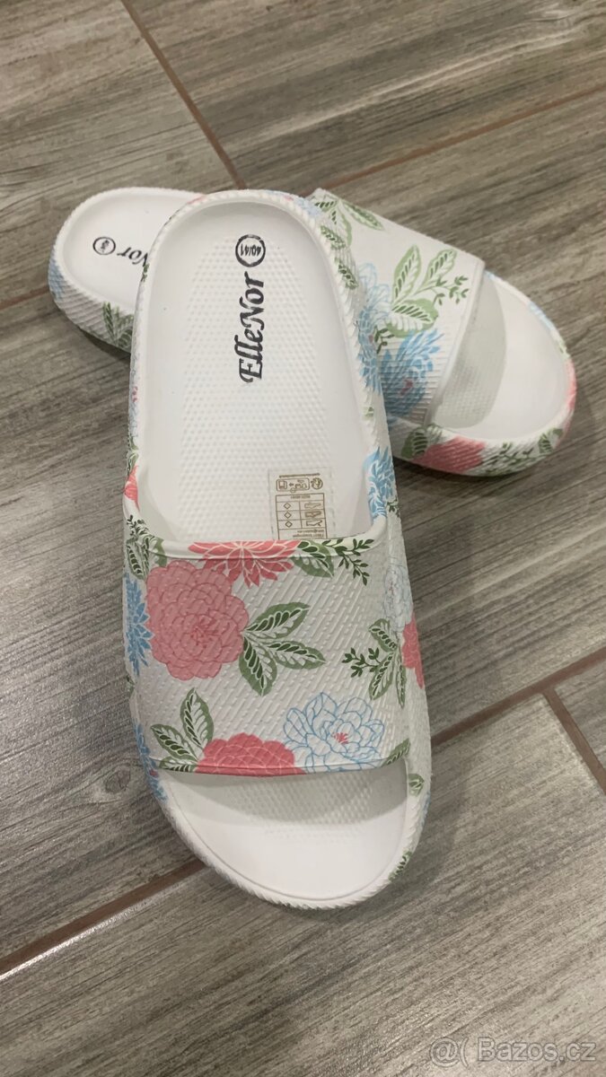dámské pantofle vel.40/41 (nazouváky) zn.Elle Nor - 2