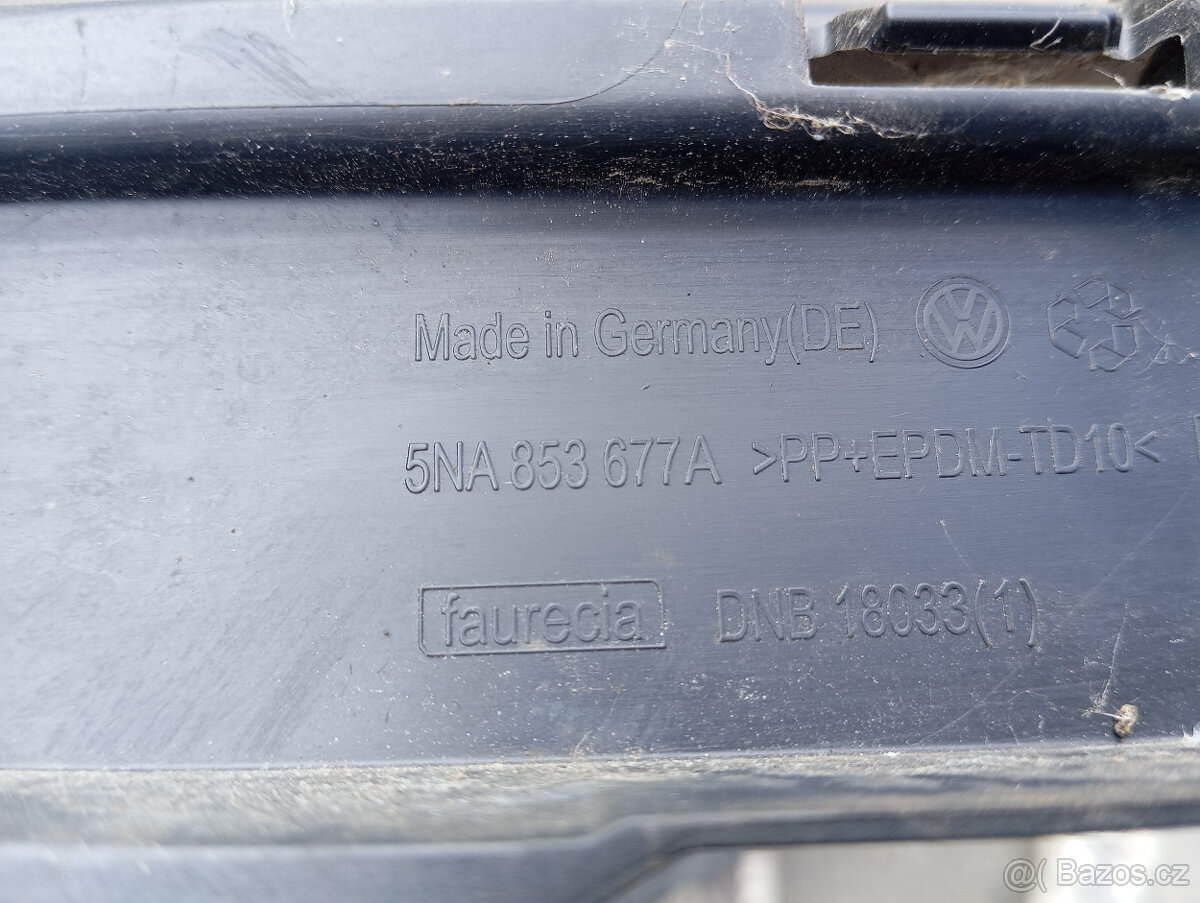 Přední spojler Tiguan II plus mřížka - 2