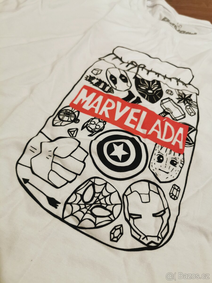 Pánské triko MARVELáda, vel. M - NOVÉ - 2