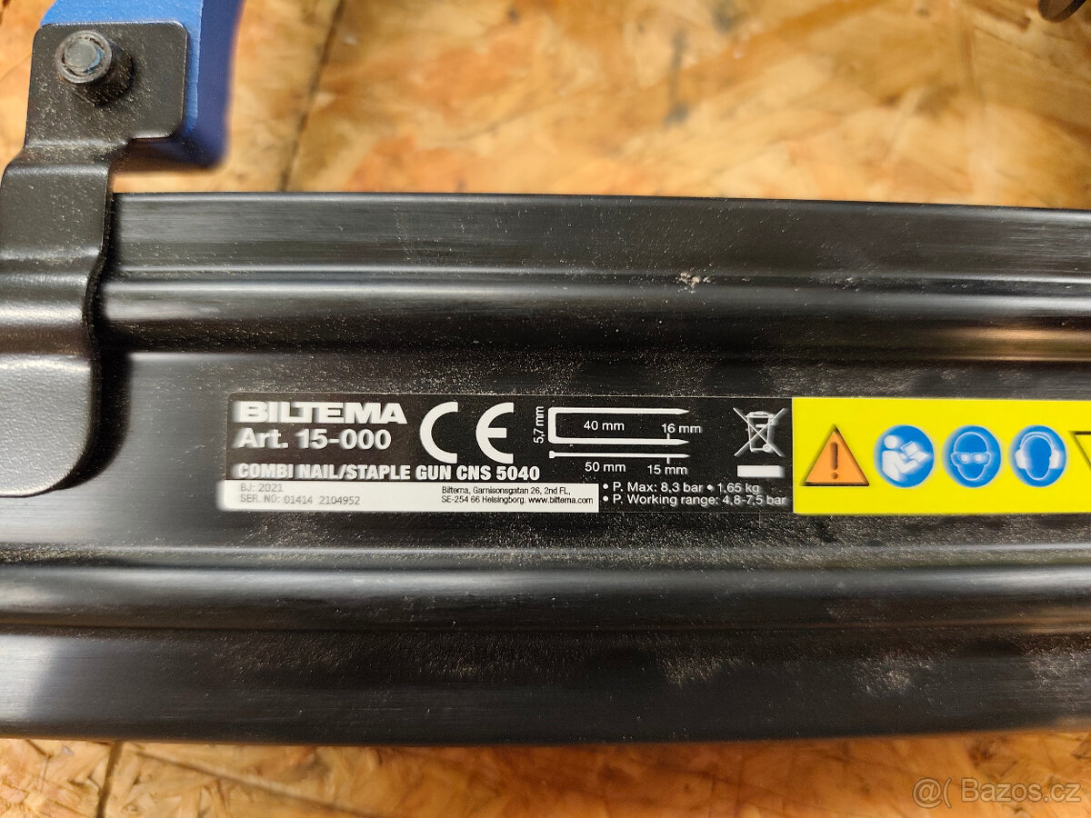 Pneumatická sponkovačka - 2