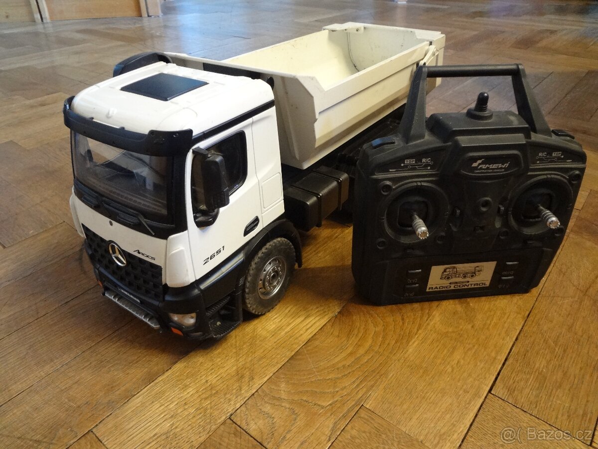 RC nakladač Huina a sklápěč Amewi nákladní auto - 2