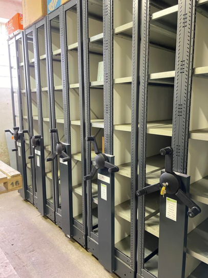 Archivační regálový systém, pojízdné regály šetřící místo - 2