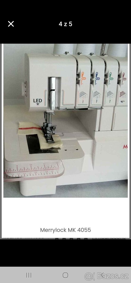 Šicí stroj Coverlock Merrylock 4055 - 2
