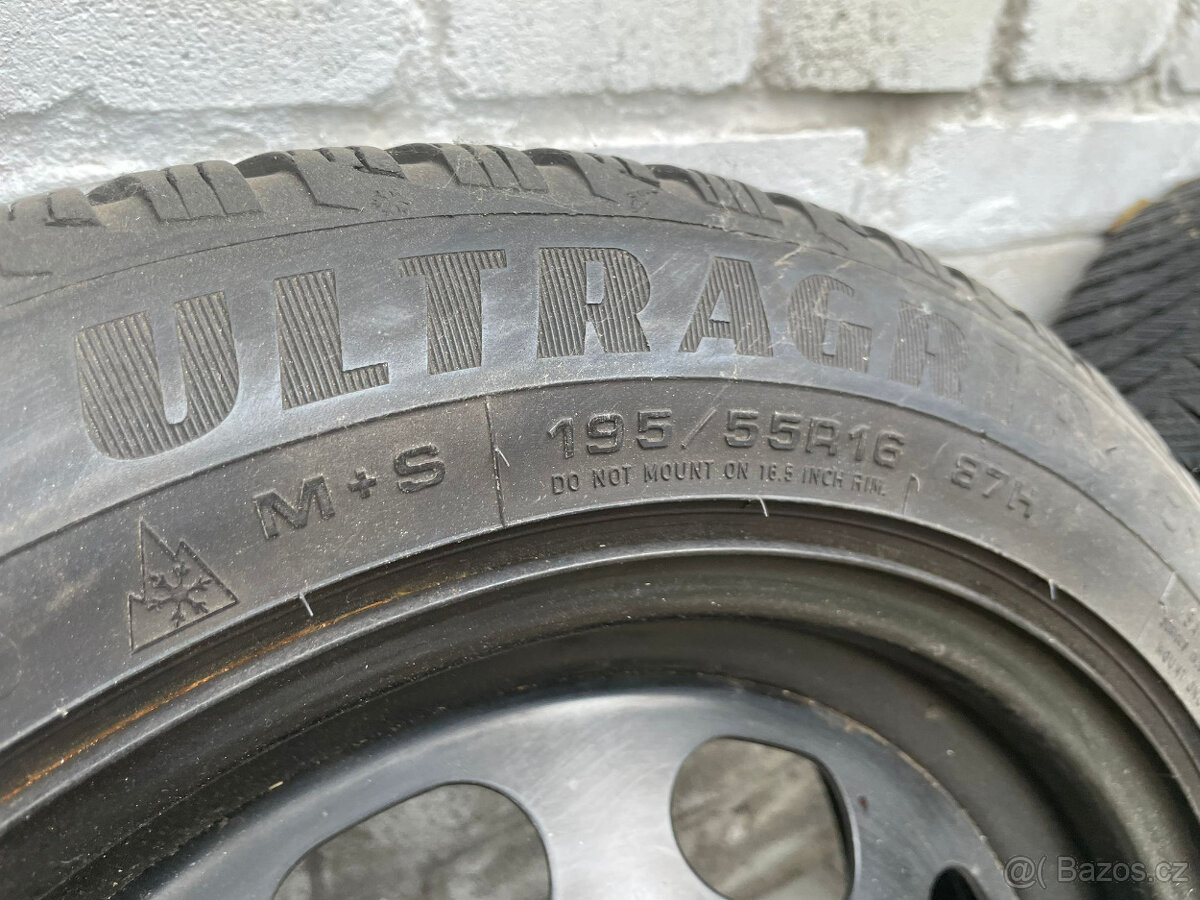 NOVÉ disky plech černý + Pneumatiky - 2