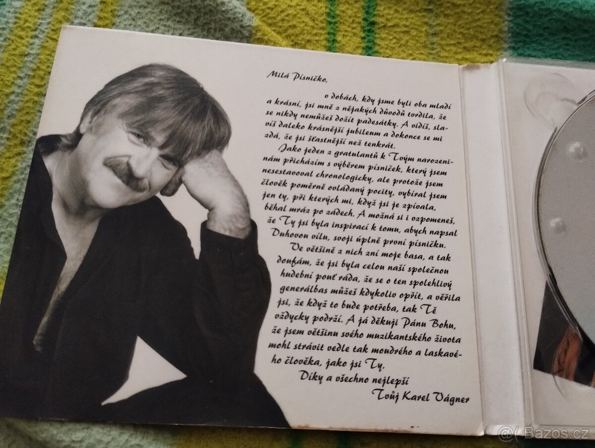 Predám dvoj CD Hany Zagorovej s podpisom - 2