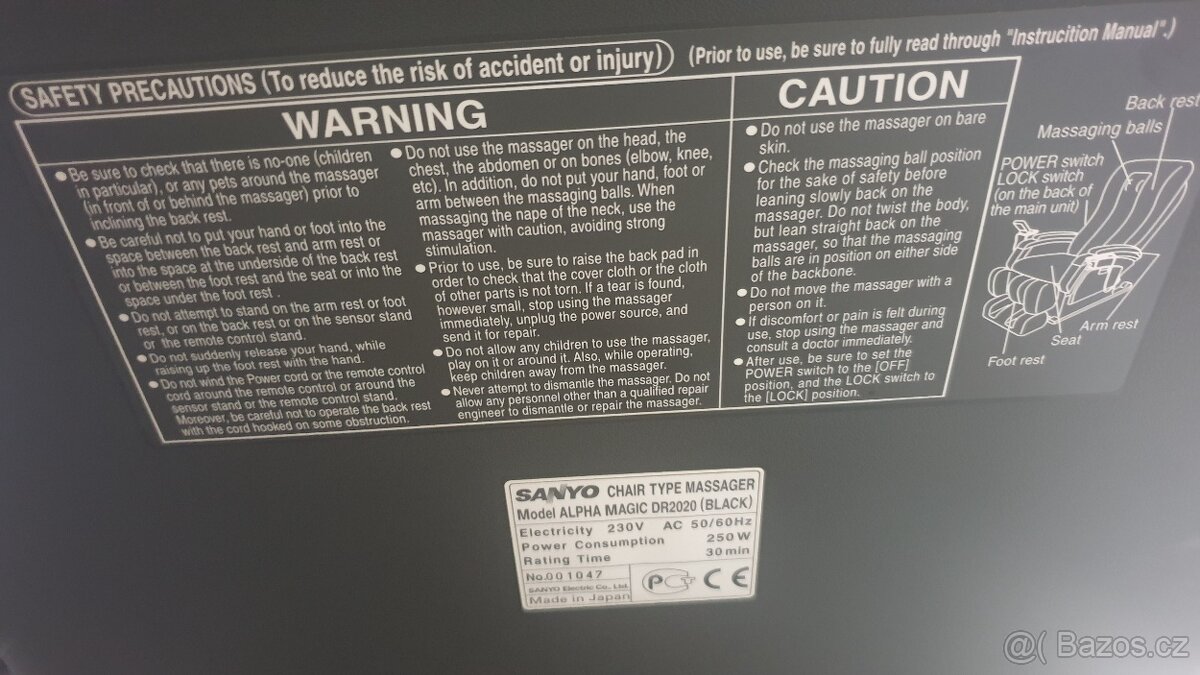 elektricé masážní křeslo - 2