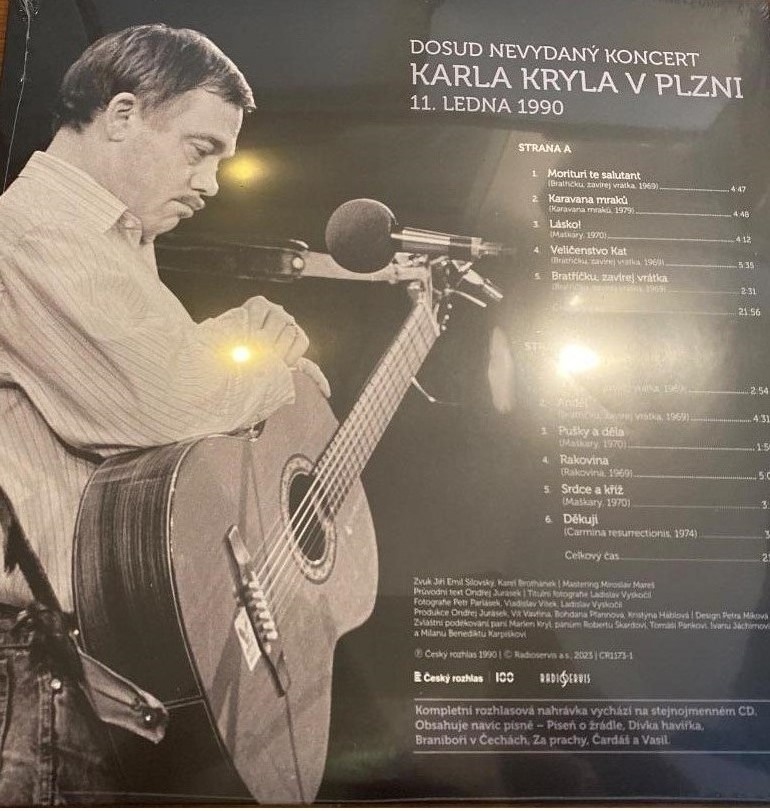 Karel Kryl – Plzeň '90 (LP) - 2