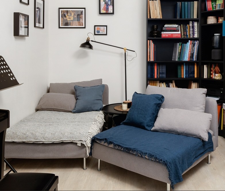 2místná pohovka s lenoškou SÖDERHAMN / IKEA - 2