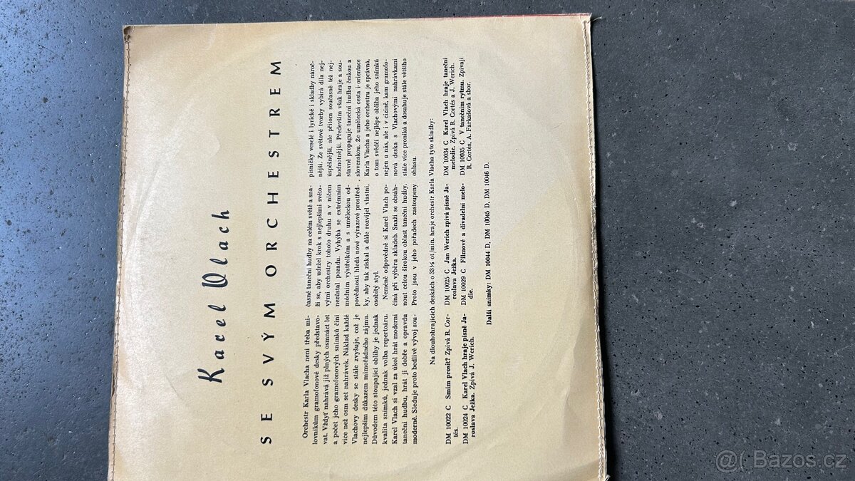 Voskovec Werich Karel Vlach LP - 2