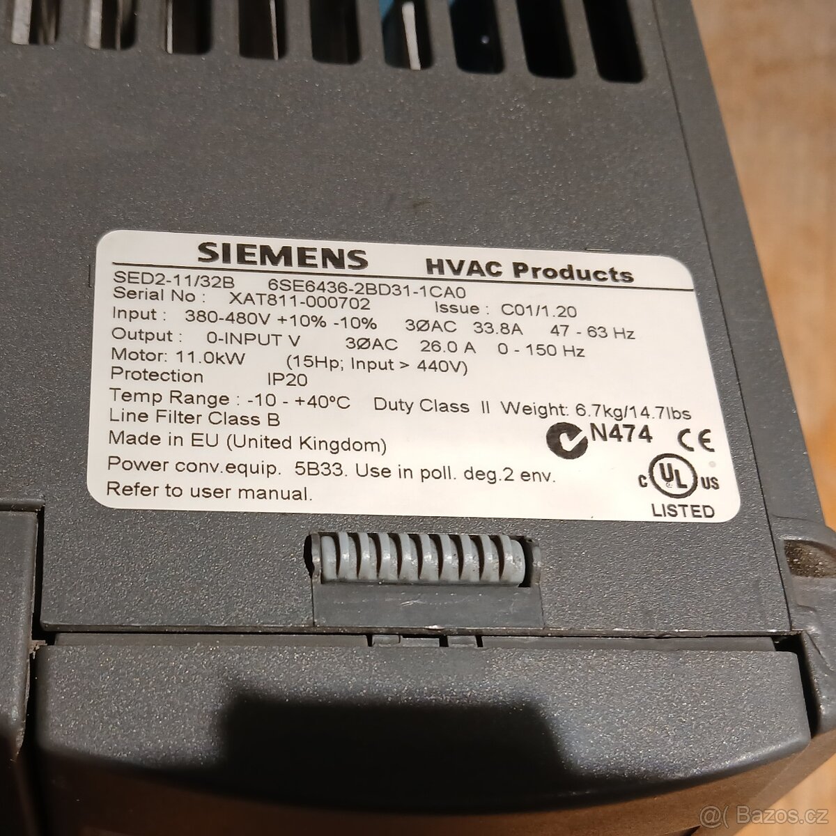 Frekvenční měnič siemens - 2