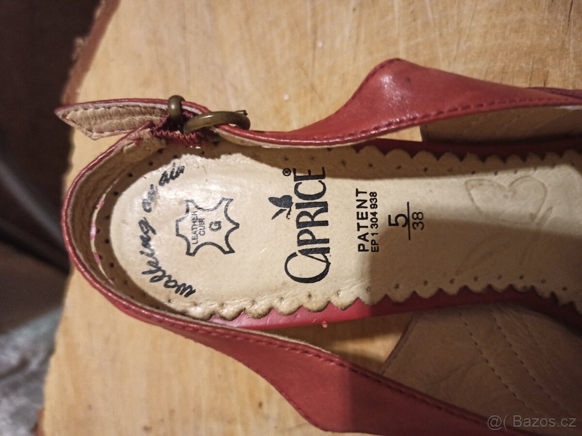 Celokožené lodičky, vel.38 - 2