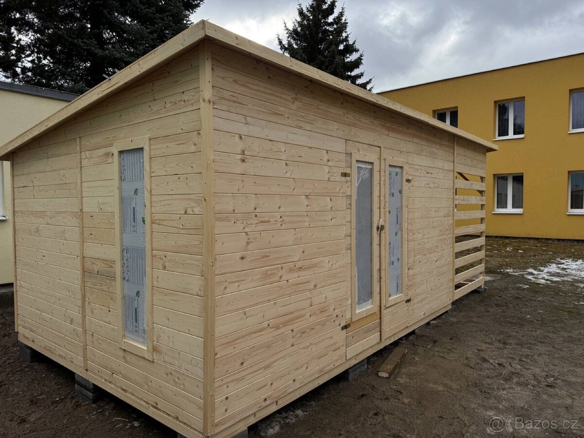 Zahradní domek LOT s dřevníkem - 2