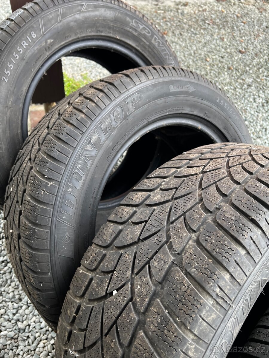 Prodám dunlop 255/55r18 - 2