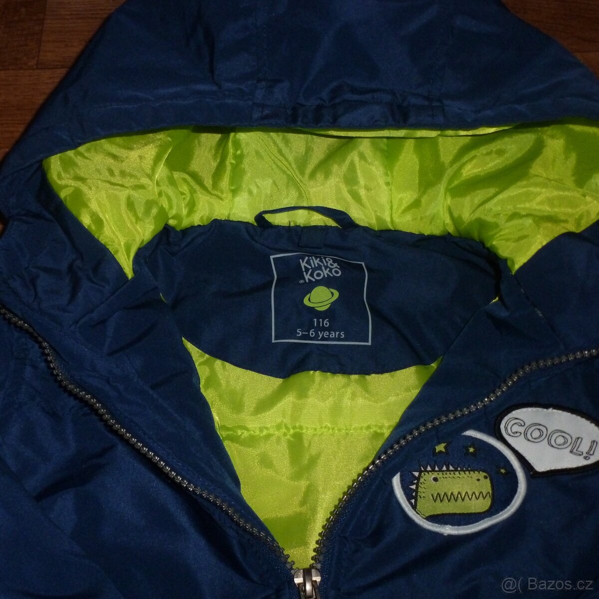 Podzimní modrá bunda pro kluky vel. 116 - 2