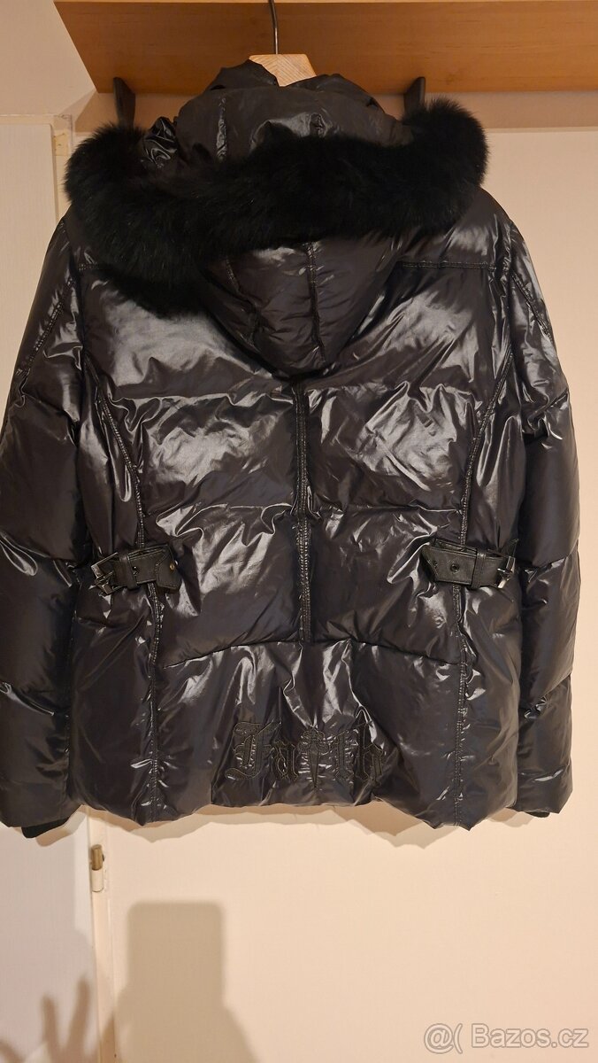 Bunda pánská, černá péřová - 2
