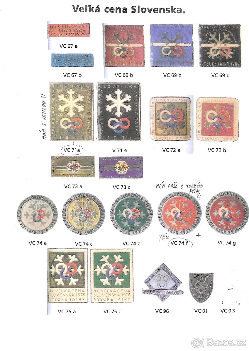 Koupím tatranské odznaky - 2