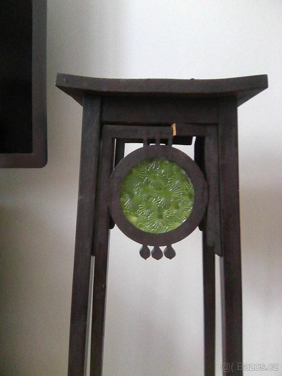 Starožitný secesní stojan (zřejmě na květiny) - 2