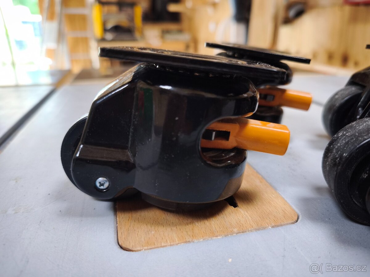 Zánovní pojezdová vyrovnávací kolečka s nosností 500 kg - 2