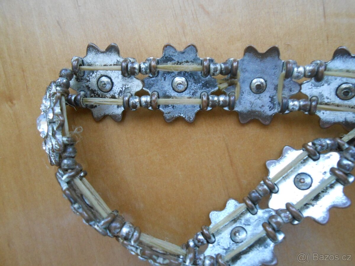 RETRO náramek s kamínky - známky stáří - 2