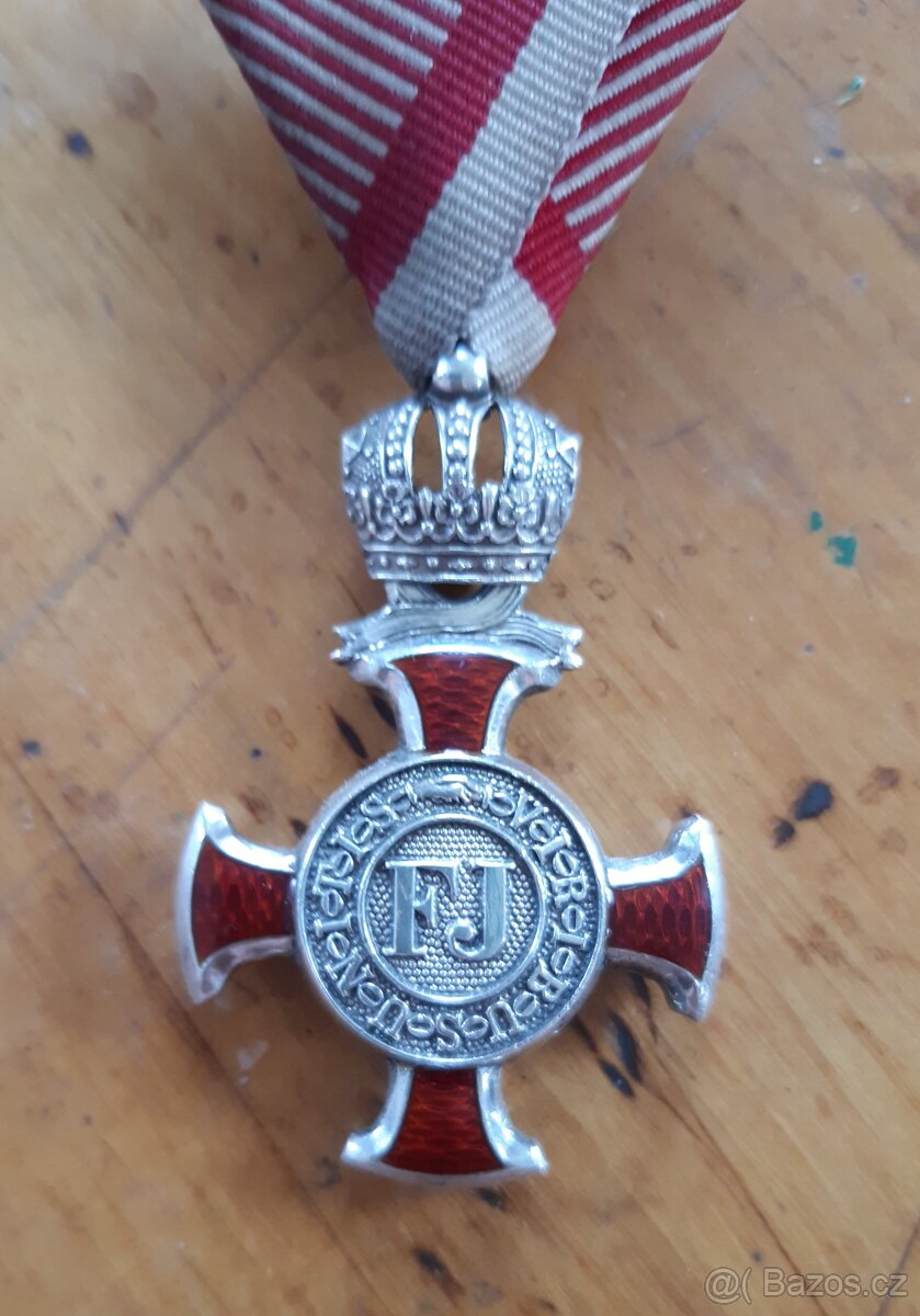 Stříbrný záslužný kříž FJI (č.2),Rakousko Uhersko - 2