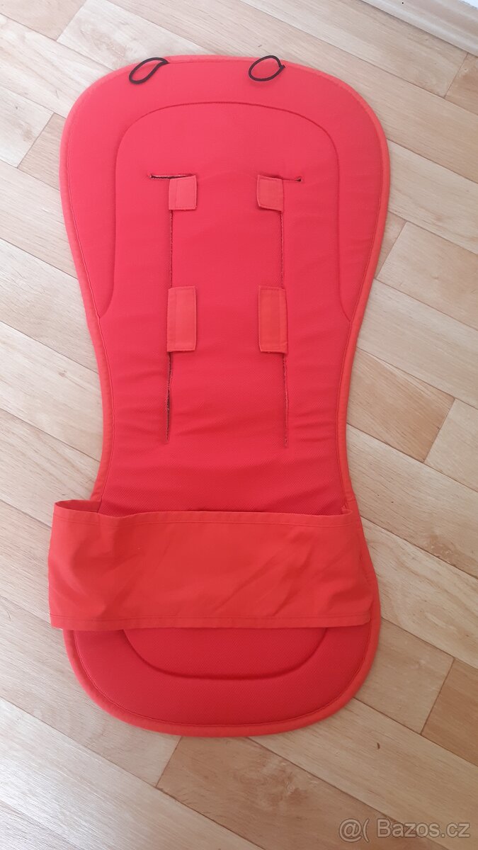 Podložka / vložka do kočárku Bugaboo, červená - 2