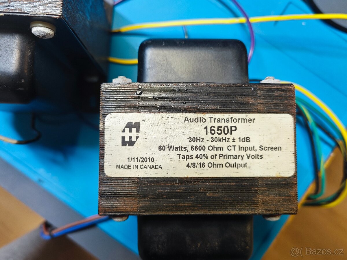 Transformátory pro lampový zesilovač Hammond - 2