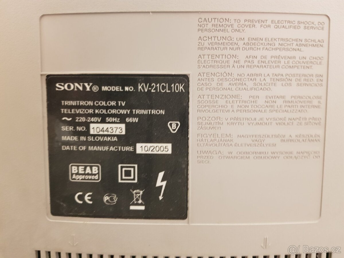SONY Trinitron kv-21cl10k - 2