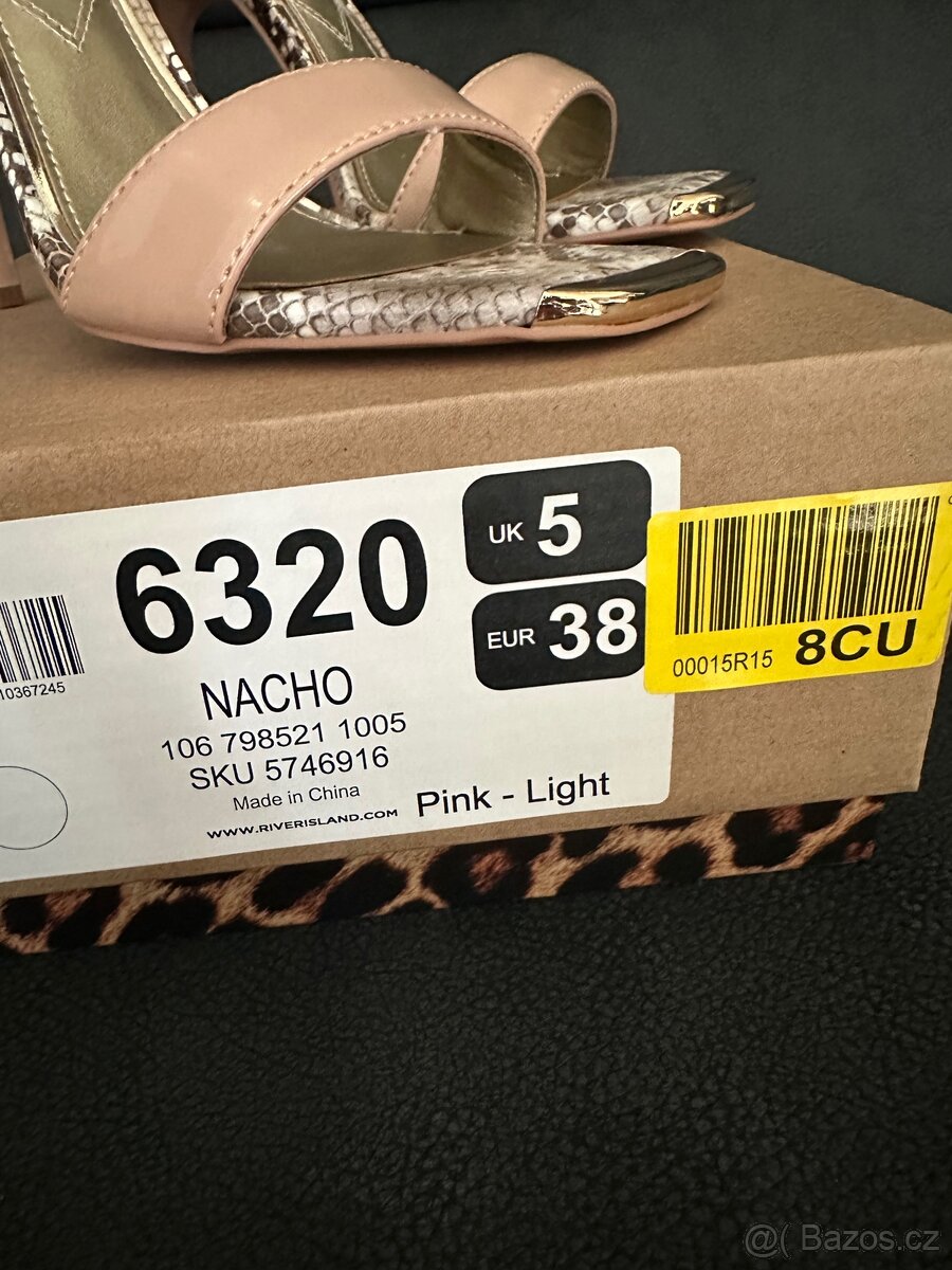 Sandály na podpatku River Island vel. 38 - 2