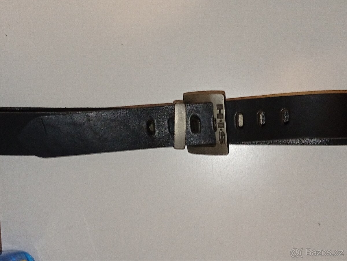 Nový HIS kožený pánský opasek - 2