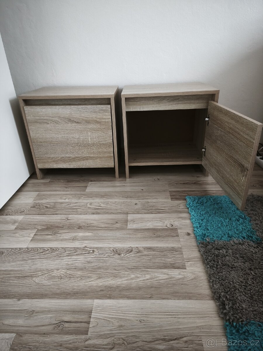 2x Noční stolky - 2