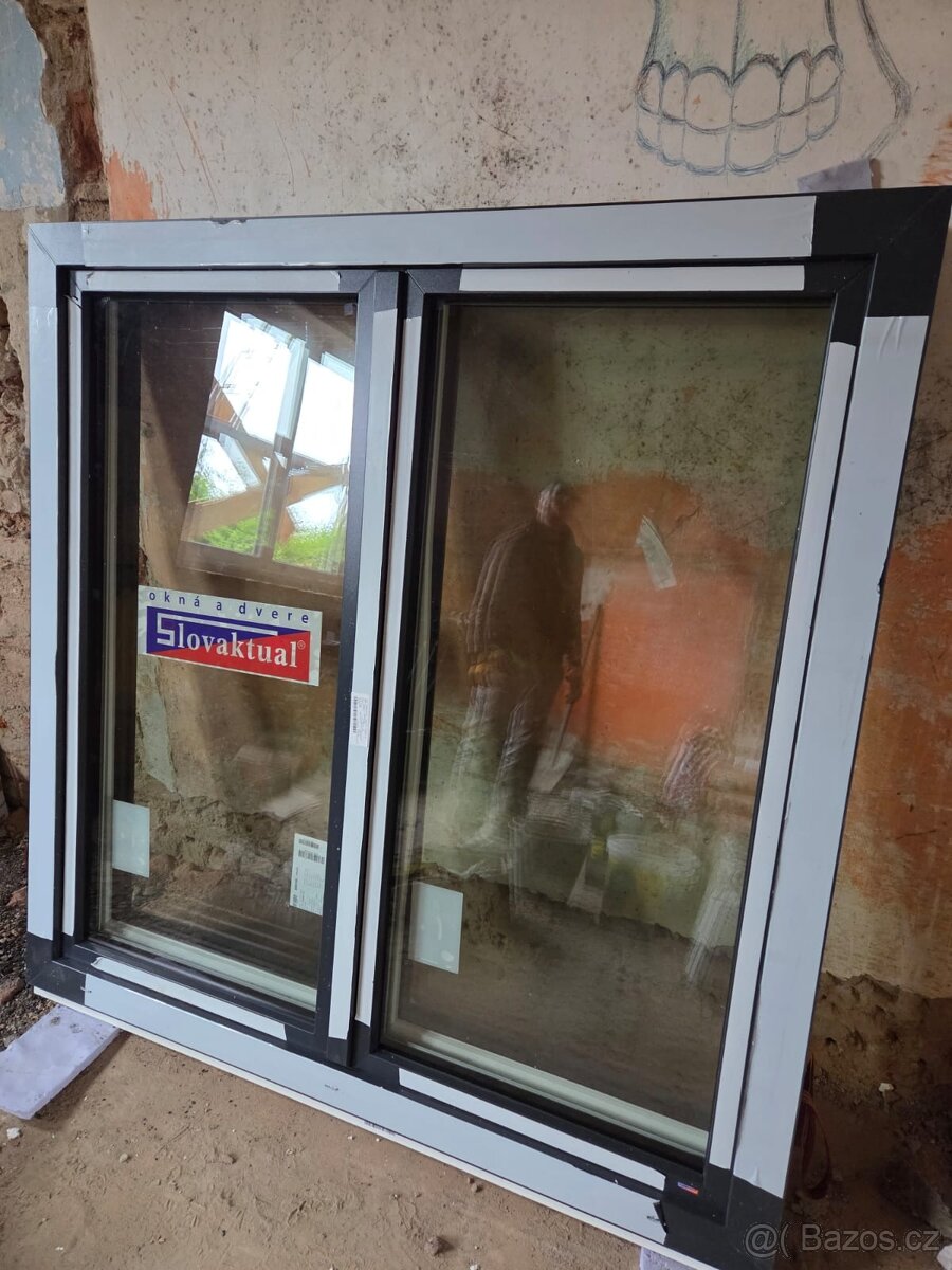 Okna 1500x 1500mm trojsklo - 2