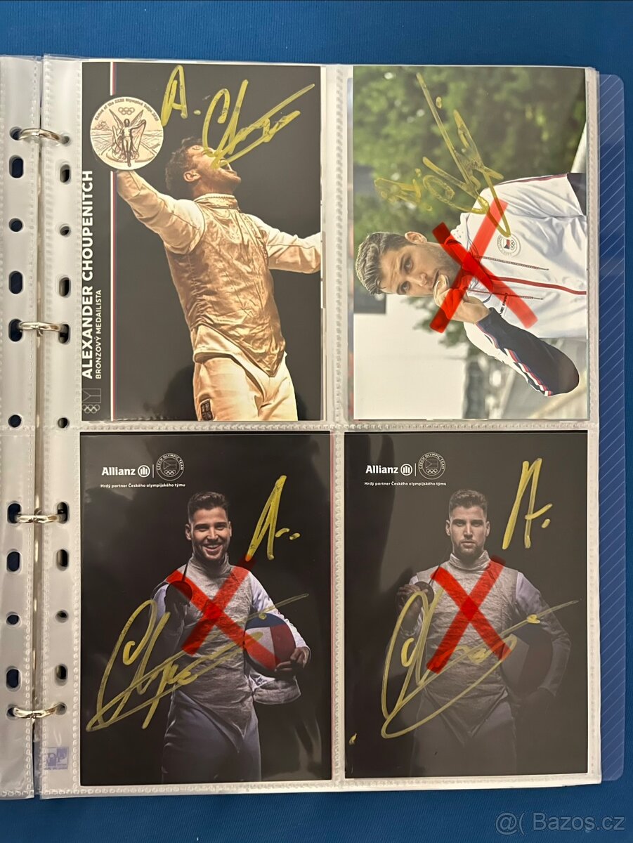 Autogramy - olympionici - 2