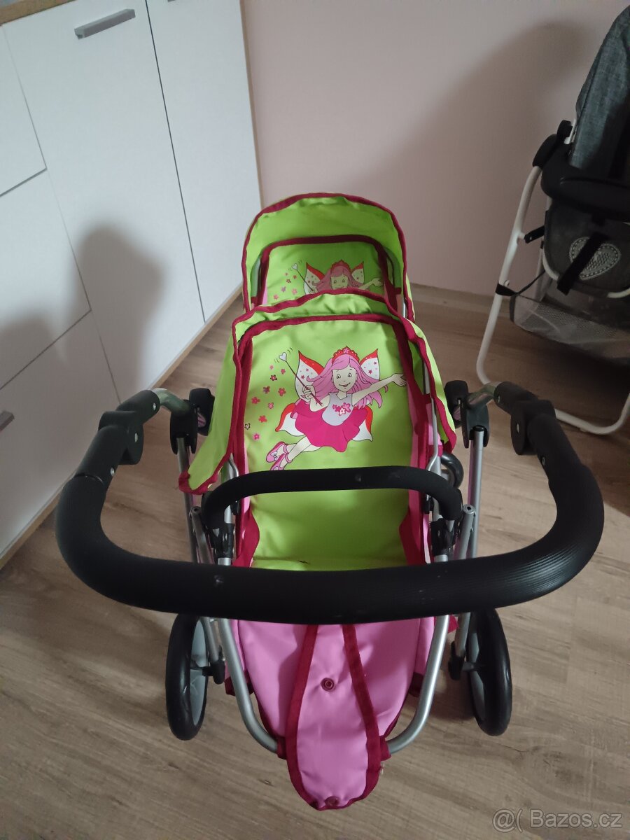 Kočárek pro panenky (dvojčata) - 2